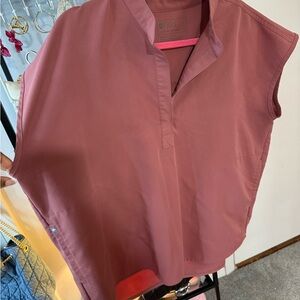 Figs Mauve Rafaela Top